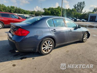 Trzecie zdjęcie samochodu z tyłu: 2009 INFINITI G37 SEDAN BASE VIN:JNKCV61E49M304786 - miniatura