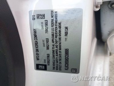 Zdjęcie 13 z 13 samochodu: 2013 CHEVROLET SPARK 1LT VIN:KL8CD6S98DC586895 - miniatura