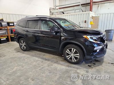 Czwarte zdjęcie samochodu z boku: 2016 HONDA PILOT EXLN VIN:5FNYF6H78GB045592 - miniatura