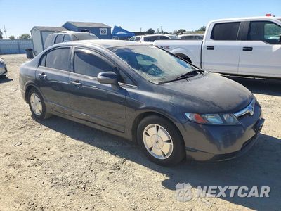 Czwarte zdjęcie samochodu z boku: 2007 HONDA CIVIC HYBRID VIN:JHMFA36217S001270 - miniatura