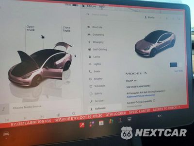 Zdjęcie 9 z 12 samochodu: 2022 TESLA MODEL 3 VIN:5YJ3E1EA8NF196784 - miniatura