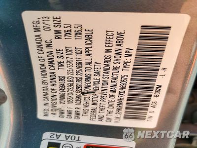 Zdjęcie 12 z 12 samochodu: 2013 HONDA CR-V EXL VIN:2HKRM4H7XDH690675 - miniatura