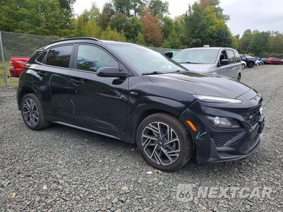Czwarte zdjęcie samochodu z boku: 2022 HYUNDAI KONA N LINE VIN:KM8K33A31NU820870 - miniatura