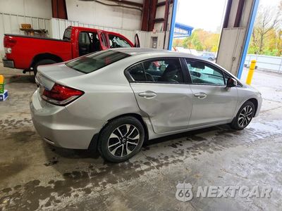 Trzecie zdjęcie samochodu z tyłu: 2013 HONDA CIVIC EX VIN:19XFB2F89DE276171 - miniatura