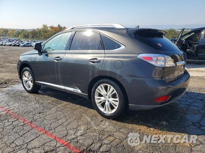Drugie zdjęcie samochodu z przodu: 2010 LEXUS RX 450H VIN:JTJBC1BA9A2408527 - miniatura