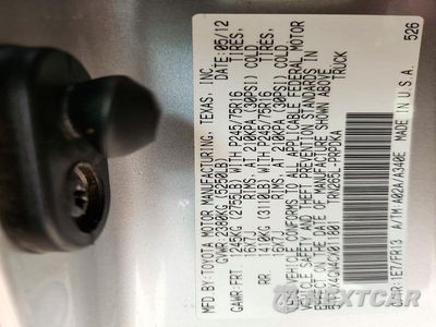 Zdjęcie 12 z 12 samochodu: 2012 TOYOTA TACOMA DOUBLE CAB VIN:5TFJX4GN4CX011801 - miniatura