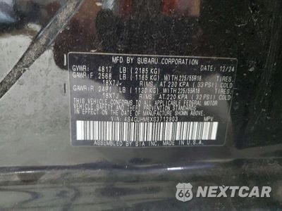 Zdjęcie 12 z 12 samochodu: 2025 SUBARU CROSSTREK LIMITED VIN:4S4GUHM6XS3712903 - miniatura