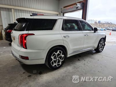 Trzecie zdjęcie samochodu z tyłu: 2021 HYUNDAI PALISADE CALLIGRAPHY VIN:KM8R74HE9MU319563 - miniatura
