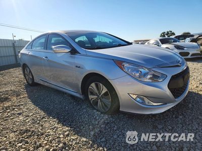 Czwarte zdjęcie samochodu z boku: 2013 HYUNDAI SONATA HYBRID VIN:KMHEC4A40DA076478 - miniatura