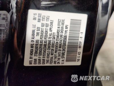 Zdjęcie 13 z 13 samochodu: 2016 HONDA ODYSSEY SE VIN:5FNRL5H37GB005606 - miniatura