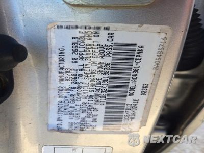 Zdjęcie 13 z 13 samochodu: 2003 TOYOTA CAMRY LE VIN:4T1BE32K13U188286 - miniatura