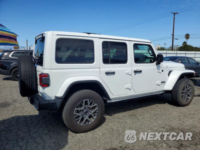 Trzecie zdjęcie samochodu z tyłu: 2025 JEEP WRANGLER SAHARA VIN:1C4PJXEN3SW589621 - miniatura