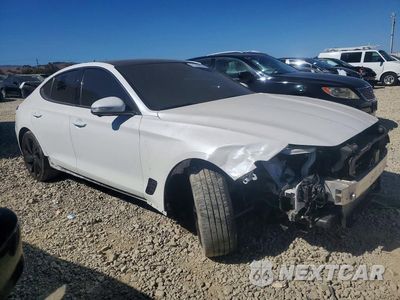 Czwarte zdjęcie samochodu z boku: 2022 GENESIS G70 3.3T STANDARD VIN:KMTG54TE9NU096551 - miniatura