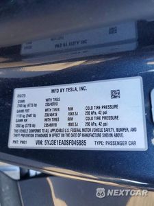 Zdjęcie 12 z 12 samochodu: 2025 TESLA MODEL 3 VIN:5YJ3E1EA0SF045885 - miniatura