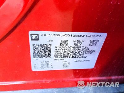 Zdjęcie 12 z 12 samochodu: 2025 CHEVROLET EQUINOX LT VIN:3GNAXPEG4SL201833 - miniatura