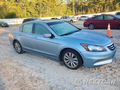 Czwarte zdjęcie samochodu z boku: 2011 HONDA ACCORD EXL VIN:1HGCP2F86BA144698 - miniatura