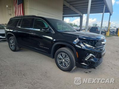 Czwarte zdjęcie samochodu z boku: 2025 CHEVROLET TRAVERSE LT VIN:1GNERGRS5SJ133513 - miniatura