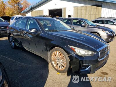 Czwarte zdjęcie samochodu z boku: 2018 INFINITI Q50 VIN:JN1EV7AR9JM433262 - miniatura