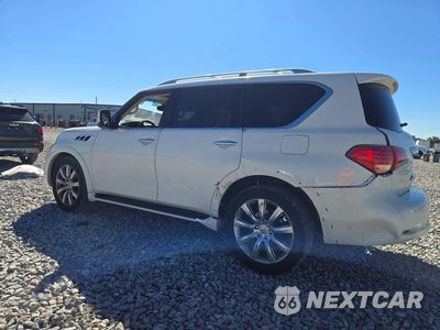 Drugie zdjęcie samochodu z przodu: 2014 INFINITI QX80 BASE VIN:JN8AZ2ND4E9750493 - miniatura