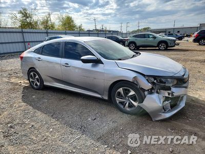 Czwarte zdjęcie samochodu z boku: 2019 HONDA CIVIC LX VIN:2HGFC2F64KH550181 - miniatura