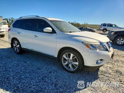 Czwarte zdjęcie samochodu z boku: 2014 NISSAN PATHFINDER S VIN:5N1AR2MM4EC674589 - miniatura
