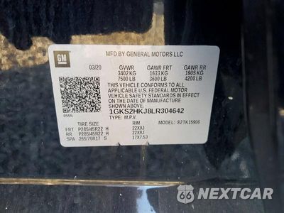 Zdjęcie 13 z 13 samochodu: 2020 GMC YUKON XL DENALI VIN:1GKS2HKJ8LR304642 - miniatura