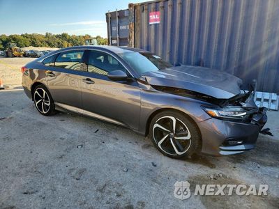 Czwarte zdjęcie samochodu z boku: 2020 HONDA ACCORD SPORT VIN:1HGCV1F32LA019445 - miniatura
