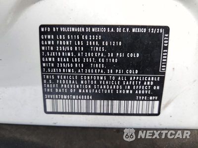 Zdjęcie 13 z 13 samochodu: 2026 VOLKSWAGEN TIGUAN SE VIN:3VVER7RM9TM048884 - miniatura