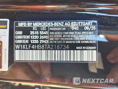 Zdjęcie 12 z 12 samochodu: 2026 MERCEDES-BENZ E 350 4MATIC VIN:W1KLF4HB8TA218734 - miniatura