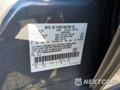 Zdjęcie 12 z 12 samochodu: 2022 FORD MAVERICK XL VIN:3FTTW8E35NRA56973 - miniatura