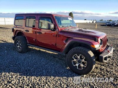 Czwarte zdjęcie samochodu z boku: 2021 JEEP WRANGLER UNLIMITED RUBICON VIN:1C4JJXFM1MW658093 - miniatura