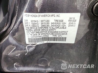 Zdjęcie 13 z 13 samochodu: 2019 ACURA MDX TECHNOLOGY VIN:5J8YD4H59KL033922 - miniatura
