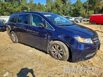 Czwarte zdjęcie samochodu z boku: 2016 HONDA ODYSSEY EXL VIN:5FNRL5H66GB078928 - miniatura