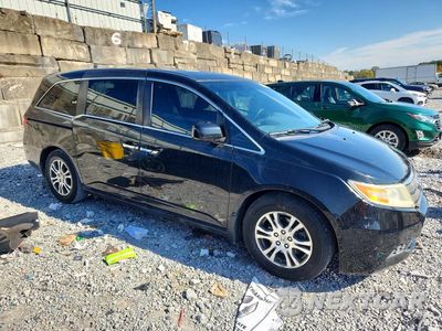Czwarte zdjęcie samochodu z boku: 2011 HONDA ODYSSEY EXL VIN:5FNRL5H66BB080302 - miniatura