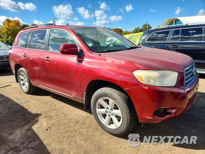 Czwarte zdjęcie samochodu z boku: 2009 TOYOTA HIGHLANDER BASE VIN:JTEES41A092131814 - miniatura