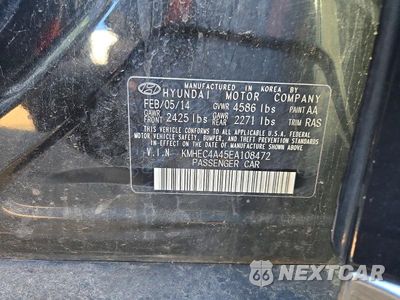 Zdjęcie 12 z 12 samochodu: 2014 HYUNDAI SONATA HYBRID VIN:KMHEC4A45EA108472 - miniatura