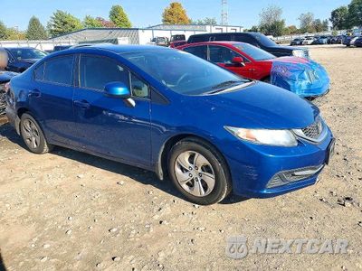 Czwarte zdjęcie samochodu z boku: 2013 HONDA CIVIC LX VIN:2HGFB2F53DH569124 - miniatura