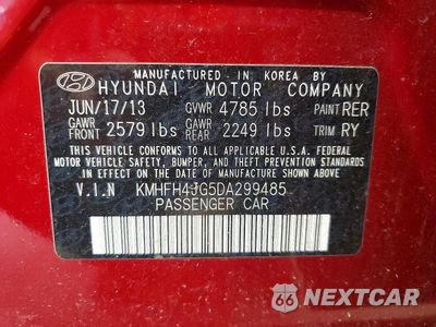 Zdjęcie 12 z 12 samochodu: 2013 HYUNDAI AZERA BASE VIN:KMHFH4JG5DA299485 - miniatura