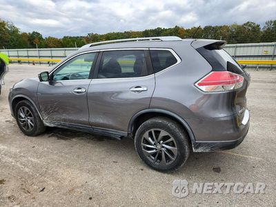 Drugie zdjęcie samochodu z przodu: 2016 NISSAN ROGUE SL VIN:KNMAT2MV0GP695918 - miniatura