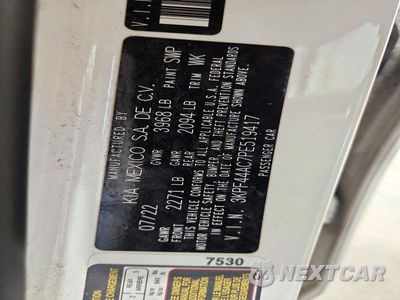 Zdjęcie 12 z 12 samochodu: 2023 KIA FORTE GT VIN:3KPF44AC7PE519417 - miniatura