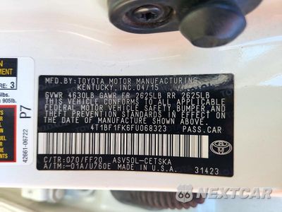 Zdjęcie 13 z 13 samochodu: 2015 TOYOTA CAMRY SE VIN:4T1BF1FK6FU068323 - miniatura
