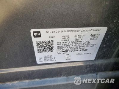 Zdjęcie 13 z 13 samochodu: 2022 CHEVROLET EQUINOX LS VIN:2GNAXFEV9N6143980 - miniatura