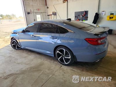 Drugie zdjęcie samochodu z przodu: 2022 HONDA ACCORD SPORT SE VIN:1HGCV1F40NA078697 - miniatura