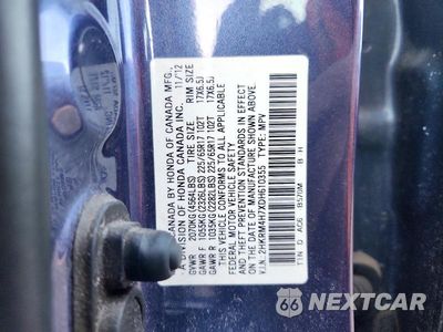 Zdjęcie 12 z 12 samochodu: 2013 HONDA CR-V EXL VIN:2HKRM4H7XDH610355 - miniatura