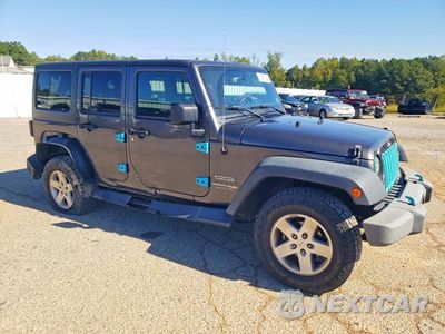 Czwarte zdjęcie samochodu z boku: 2018 JEEP WRANGLER UNLIMITED SPORT VIN:1C4BJWDG8JL887895 - miniatura