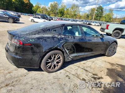 Trzecie zdjęcie samochodu z tyłu: 2022 TESLA MODEL S VIN:5YJSA1E52NF488750 - miniatura