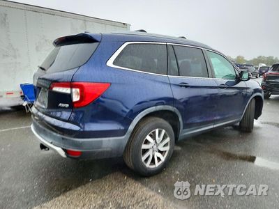 Trzecie zdjęcie samochodu z tyłu: 2019 HONDA PILOT EXL VIN:5FNYF6H53KB034653 - miniatura