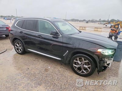 Czwarte zdjęcie samochodu z boku: 2023 BMW X3 SDRIVE30I VIN:5UX43DP08P9R45563 - miniatura