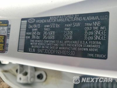 Zdjęcie 12 z 12 samochodu: 2024 HYUNDAI SANTA CRUZ XRT VIN:5NTJDDDF9RH101330 - miniatura