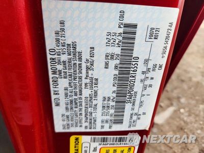 Zdjęcie 13 z 13 samochodu: 2020 FORD FUSION SE VIN:3FA6P0HD2LR165510 - miniatura